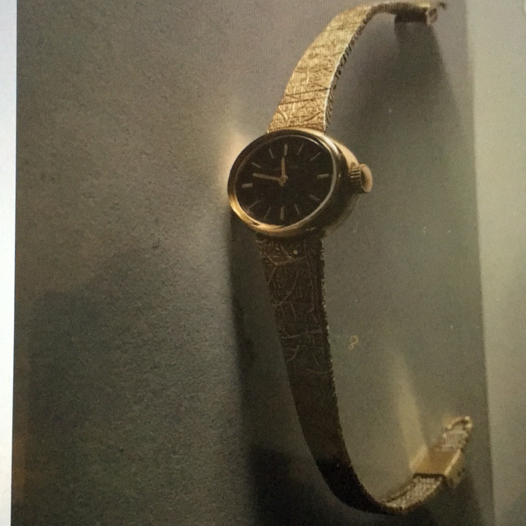 Hamilton 10k Rgp Mechanical Ladys Watch